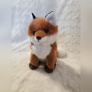 Wildlife Artists Fox Stuffed Animal Plush Toy 8½" H Brown White